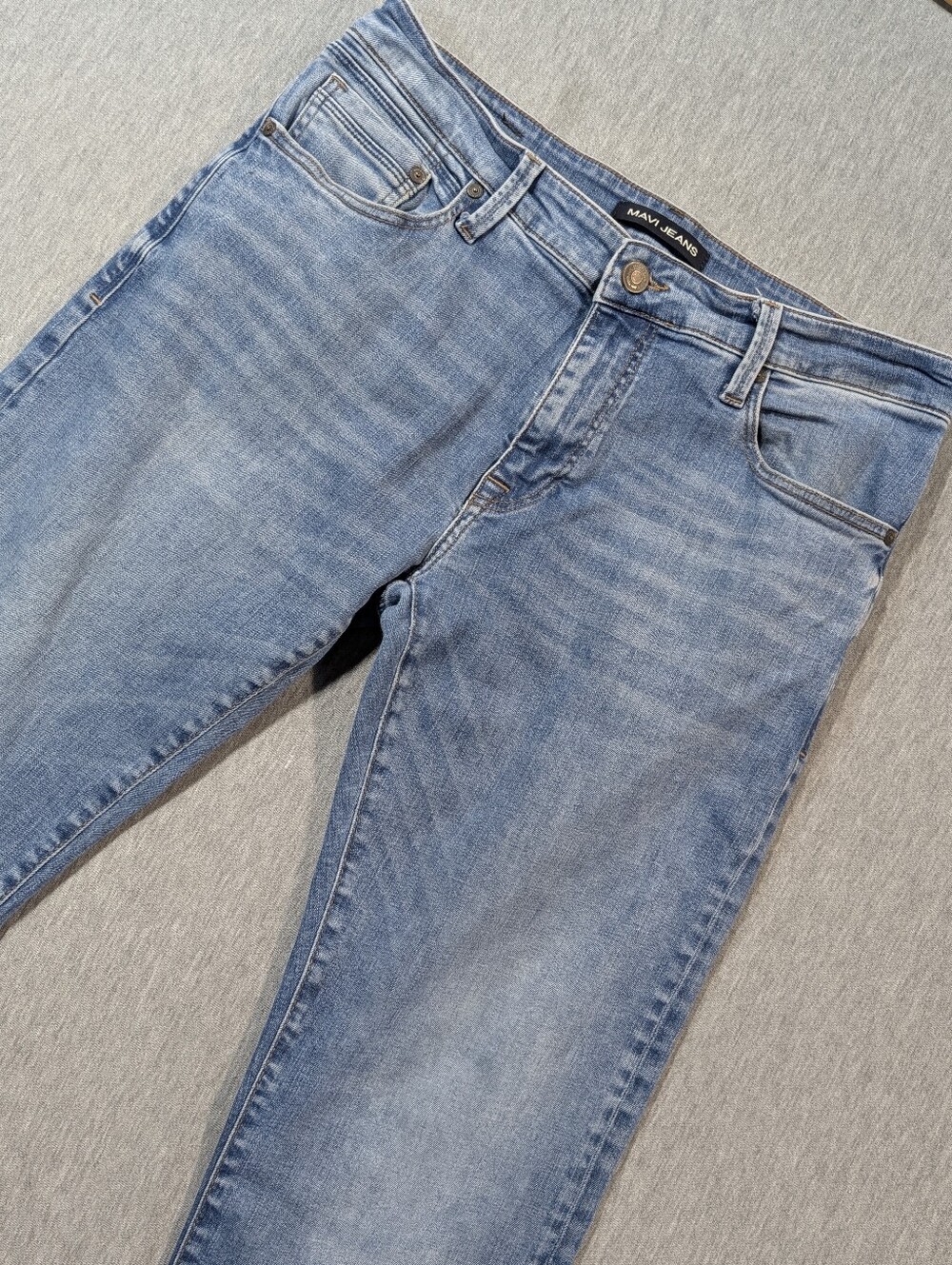 Mavi Zach Straight Leg Jeans Men's 34 X 34 Blue